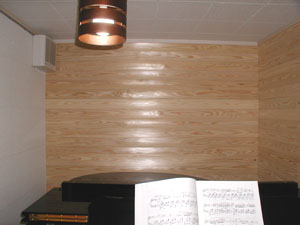 ピアノ防音室と間仕切り壁