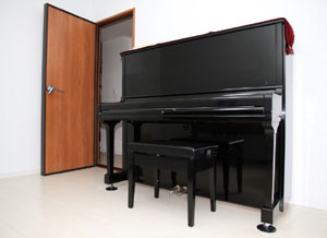 ピアノと防音室